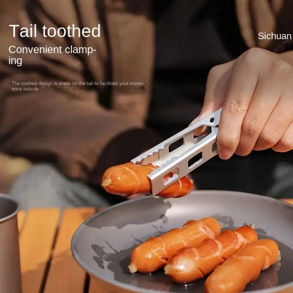 Outdoor Heat-resistant Alloy Pot Clip Household Bowl Clip Food Kitchen Dish Heat-resistant Kitchen Accessories 1pc kitchen clip