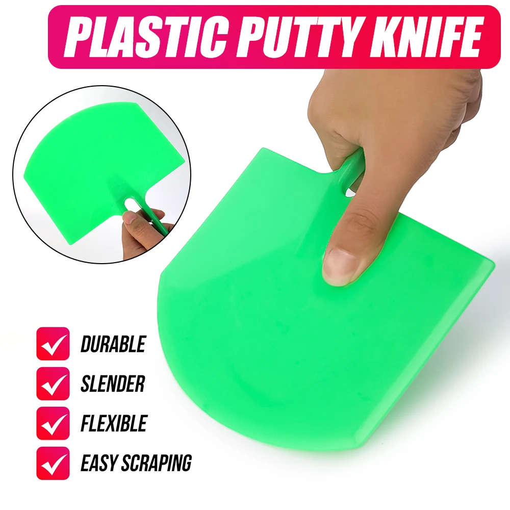 Curved Bucket Scoop Putty Knife Applicator Board Paint Drywall Finishing Plaster Scraping Decals Patch Construction Tools