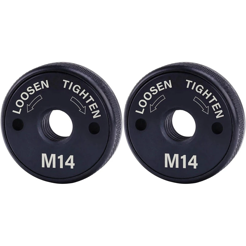 

2Pcs Quick Clamping Nut M14 Angle Grinder Clamping Nut 125 150 180 230 Flange Nut Tool Power Replacement For Makita.