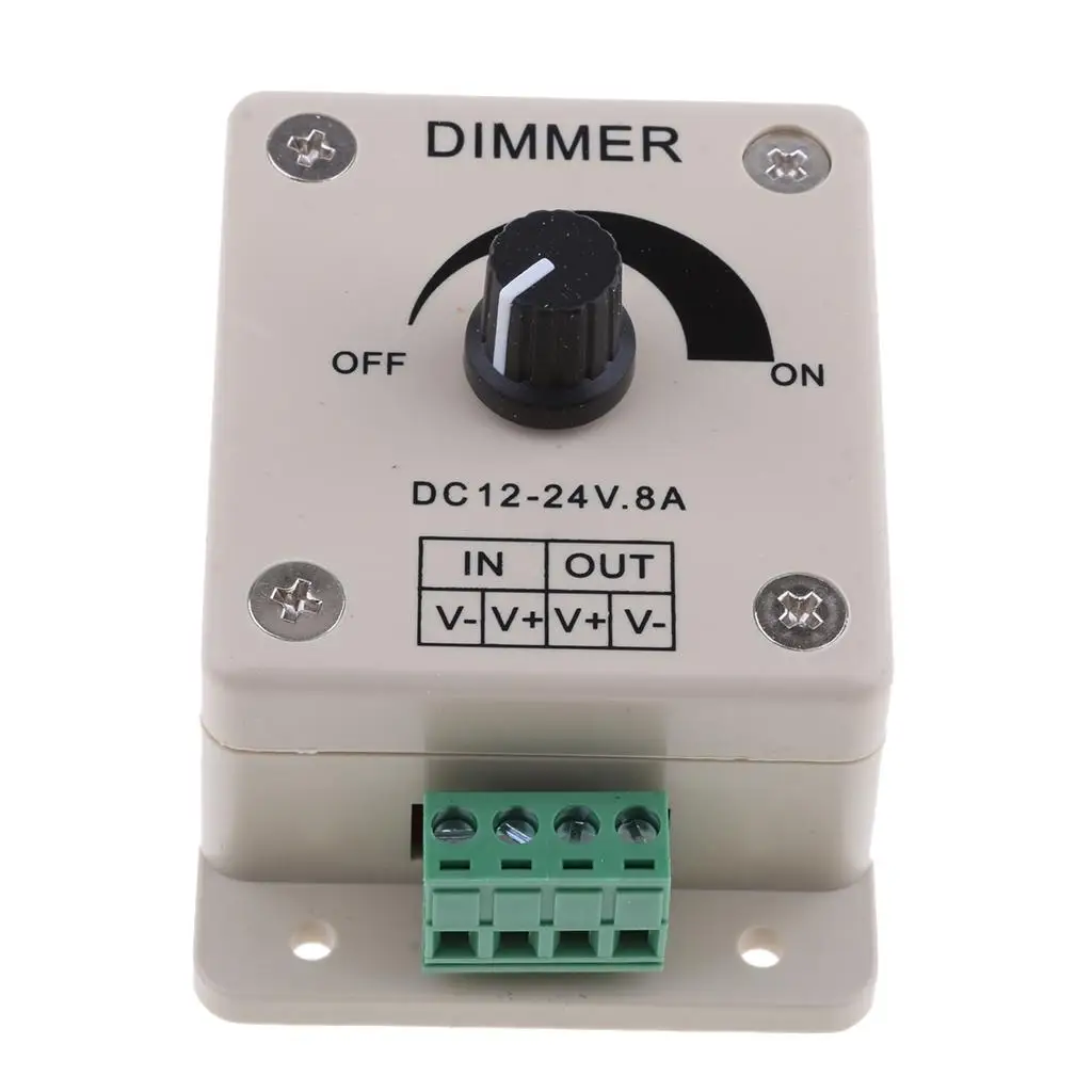Marine 12V LED Strip Lights PWM Dimming Controller Dimmer For Inflatable Boat Yacht Dinghy Kayak Accessories 1pcs