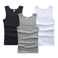 Hot Sale Summer Male clothes Women Basic Elastic tank top Pure Cotton Sleeveless Men’s t-shirt Bodybuilding Fitness T-shirt