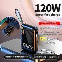 120W 50000mAh Power Bank Portable High-Capacity USB Type C Two-way Fast Charging Mini Powerbank for iPhone Samsung ﻿Xiaomi New 1