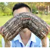 Stump Cushion Creative Big Willow Tree Dummy Wood Block Log Texture Cylindrical Shape Pillow Cushion Sofa Round Stump Shape 2