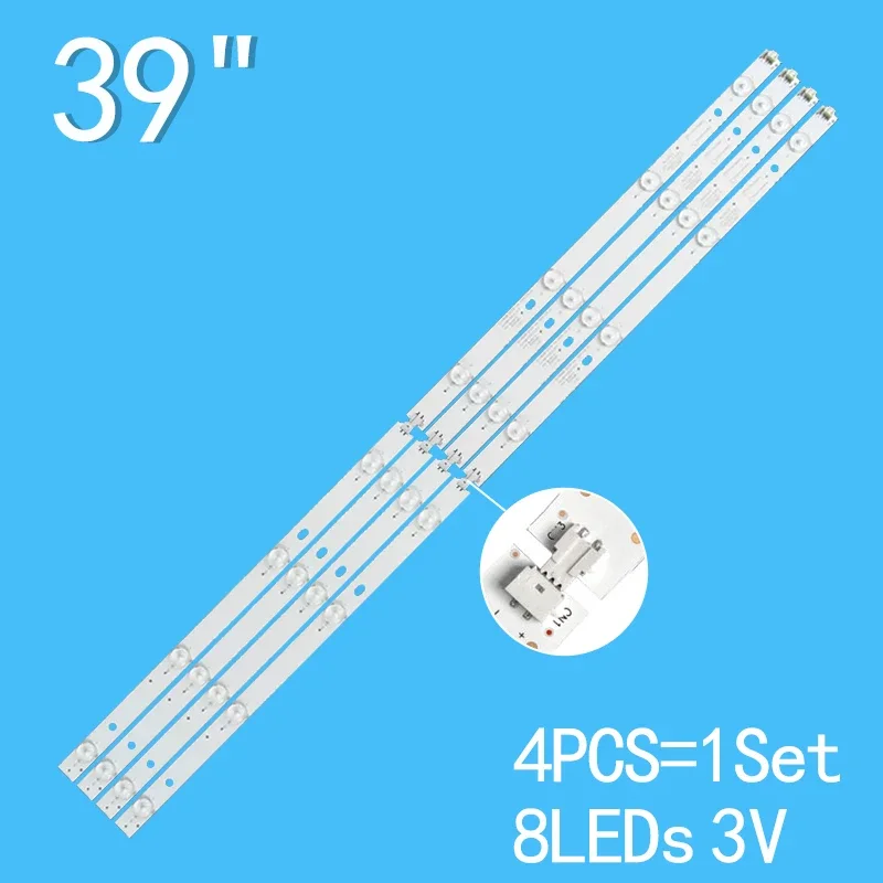 LED Backlight strip 8 Lamp for OY39D08-ZC14F-04 ZC21F-04 BBK 40lem-1017/t2c 303WY390033 303WY390039 LED-39B350 LE39D71 LE39F51S 6pieces lot for 42 jav lcd backlight bar 303kj400032 kj40d06 zc14f 02 100%new