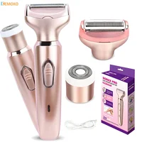 Women Epilator Electric Razor 2In1 Hair Removal Painless Face Shaver Hair Trimmer Home Use Machine Epilator Safety Razor Shaving 1