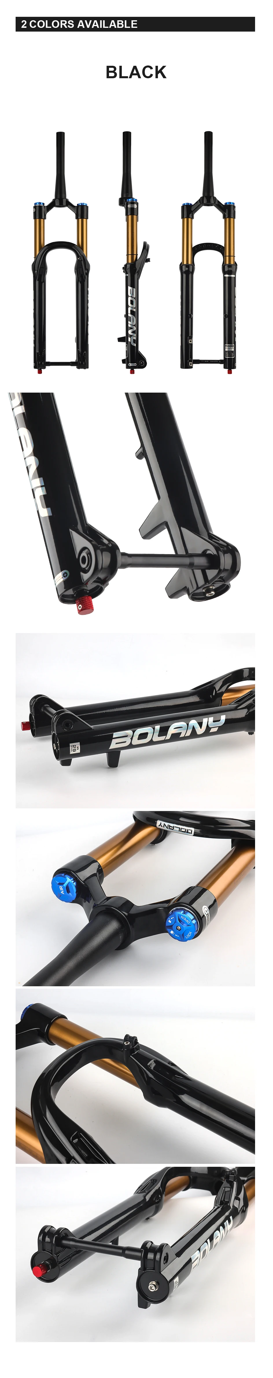 27.5/29Inch Mountain Bike Boost Air Fork 160mm Travel 15x110mm