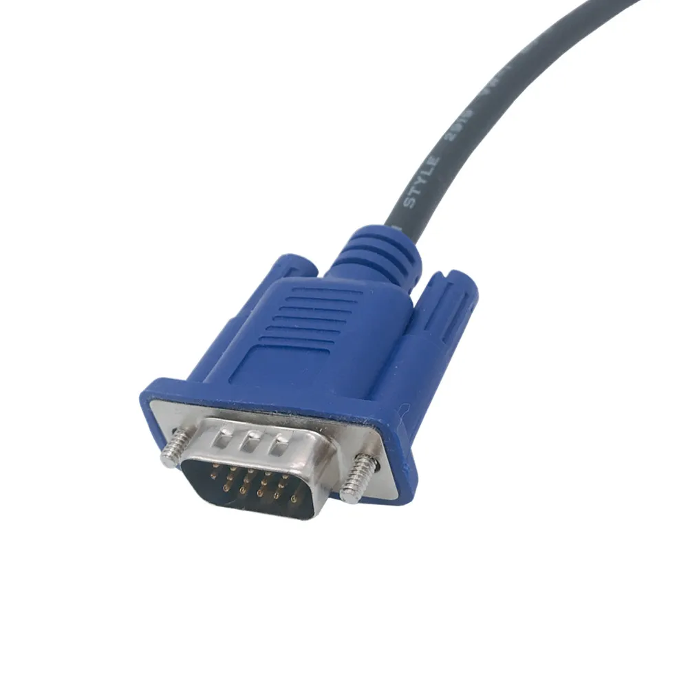 VGA Cable HD15Pin D-Sub Short Video Cable Cord Male to Male M/M to Female and Female RGB Cable 25cm 0.25m for Monitor