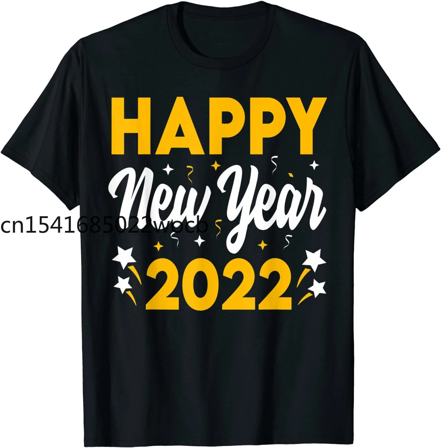 Camiseta de Feliz Año Nuevo para y mujer, camisa fiesta Nochevieja, 2022|Camisetas| -