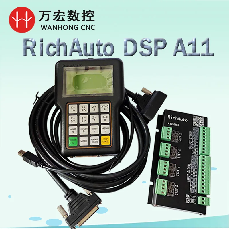 핫세일 CNC 컨트롤러 RichAuto DSP 핸들 A11E 모션 컨트롤러 리모컨