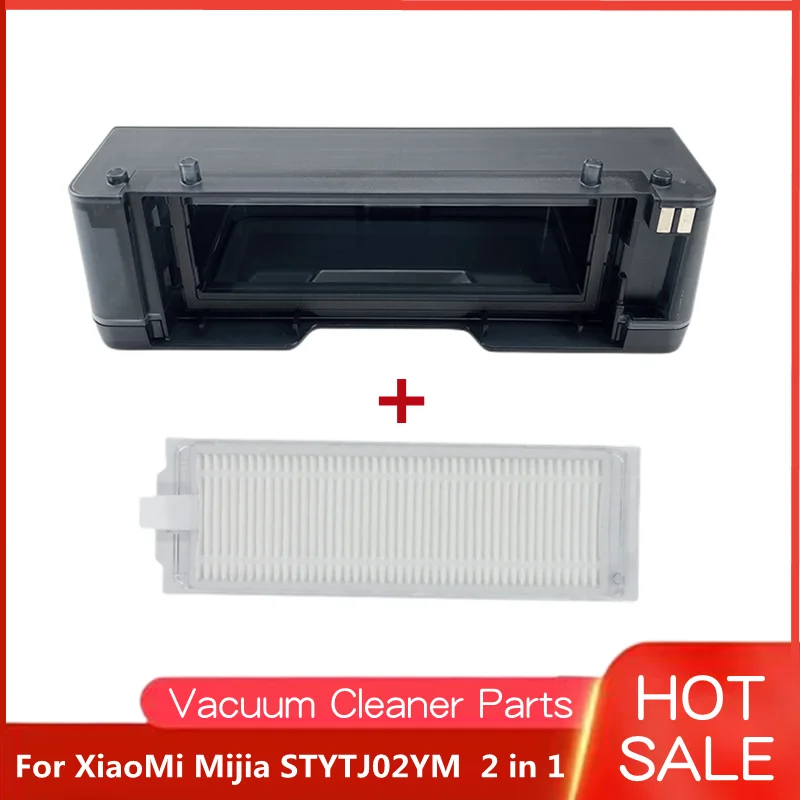 para Xiaomi Mijia Stytj02ym Mvxvc01-jg em Tanque de Água Poeira Box Acessórios com Hepa Filtro Robot Aspirador Peças
