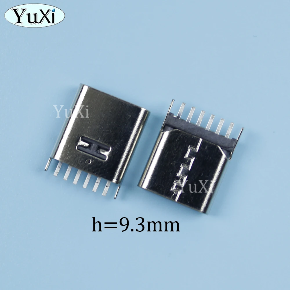 10-Pack USB Type-C Vertical Female Sockets - Fast Charge High-Speed Connectors