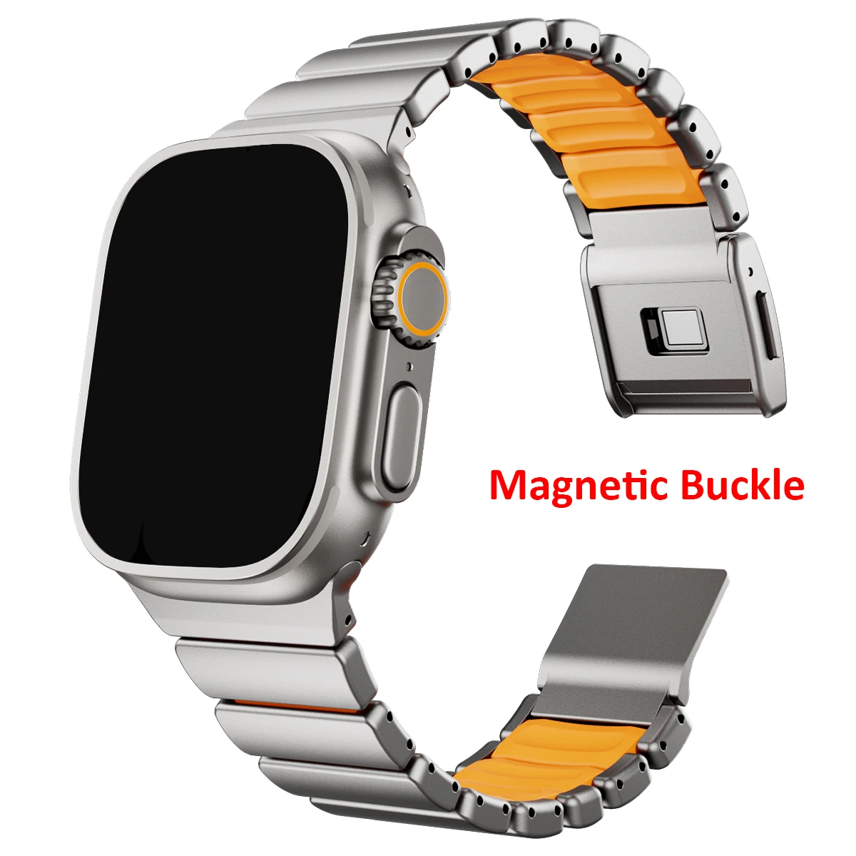 Men's Luxury Stainless Steel Watch Band - Premium Metal Bracelet