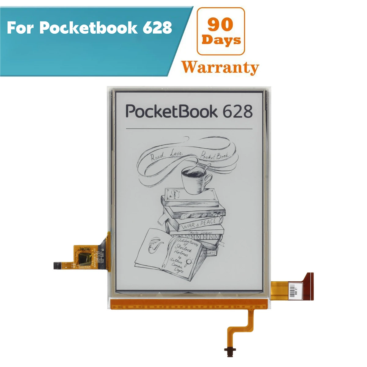 Original 6 Inch E Ink Carta™ Hd Screen For Pocketbook 628 Pb628 Touch ...