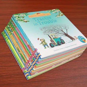 20 libri/set inglese 15 x15cm bambini libri illustrati Usborne per bambini Baby Famous Story Child Book Educativo Infantil Dropshipping