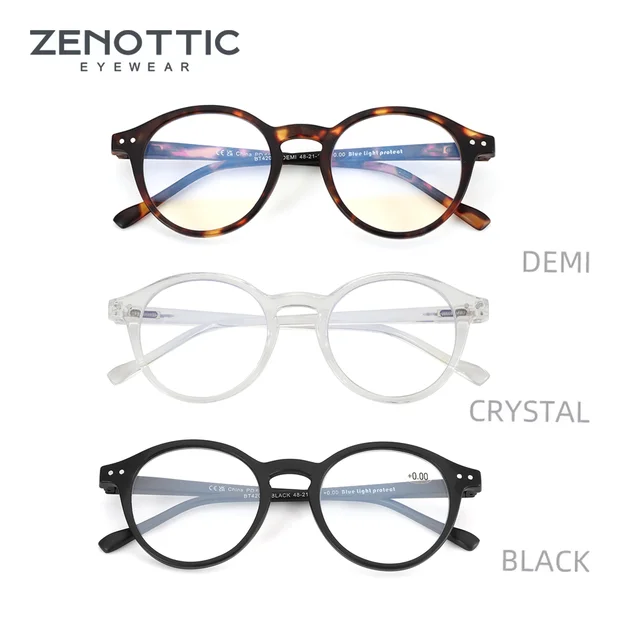 ZENOTTIC Anti lumière bleue bloquant les lunettes de lecture femmes hommes Anti-éblouissement presbyte ordinateur lunettes dioptrie de +0 à +4.0 1