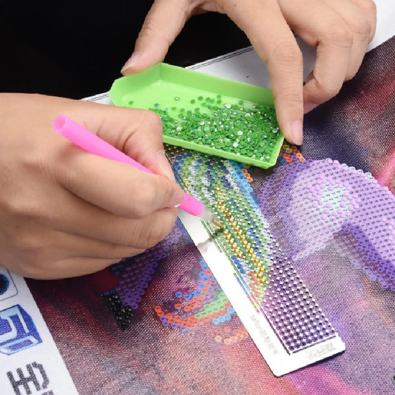 Règle Et Grille Vierge Pour Peinture Diamant 5D - Acier Inoxydable, Alignement Précis - Accessoire DIY Diamant Painting