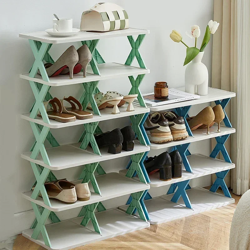 Simple Shoe Rack Home Use Space Saving Storage Narrow Shoe Rack Multifunctional Creative Personalized Dormitory Cabinet shoe rack shoe organizer shoe cabinet