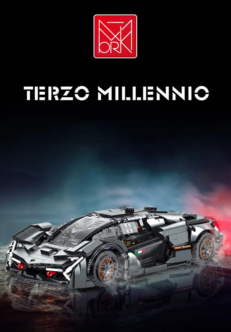 Compatible avec LEGO Technic Lambo Terzo Millennio