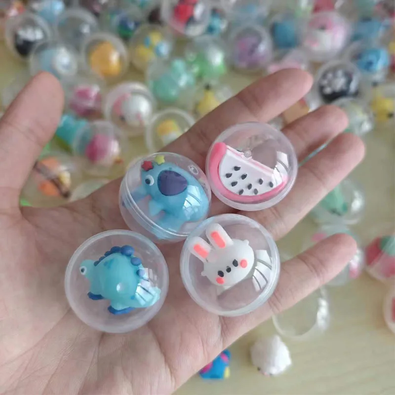 New 32MM Fun Mixed Surprise Capsule Egg Toy Kids Birthday Party Favors Christmas Back to School Gifts Kindergarten Prizes 5
