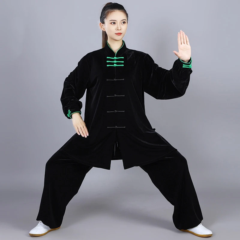 Loving, Shopping, Sharing Chinese velvet Wushu Kung Fu Taichi Uniform