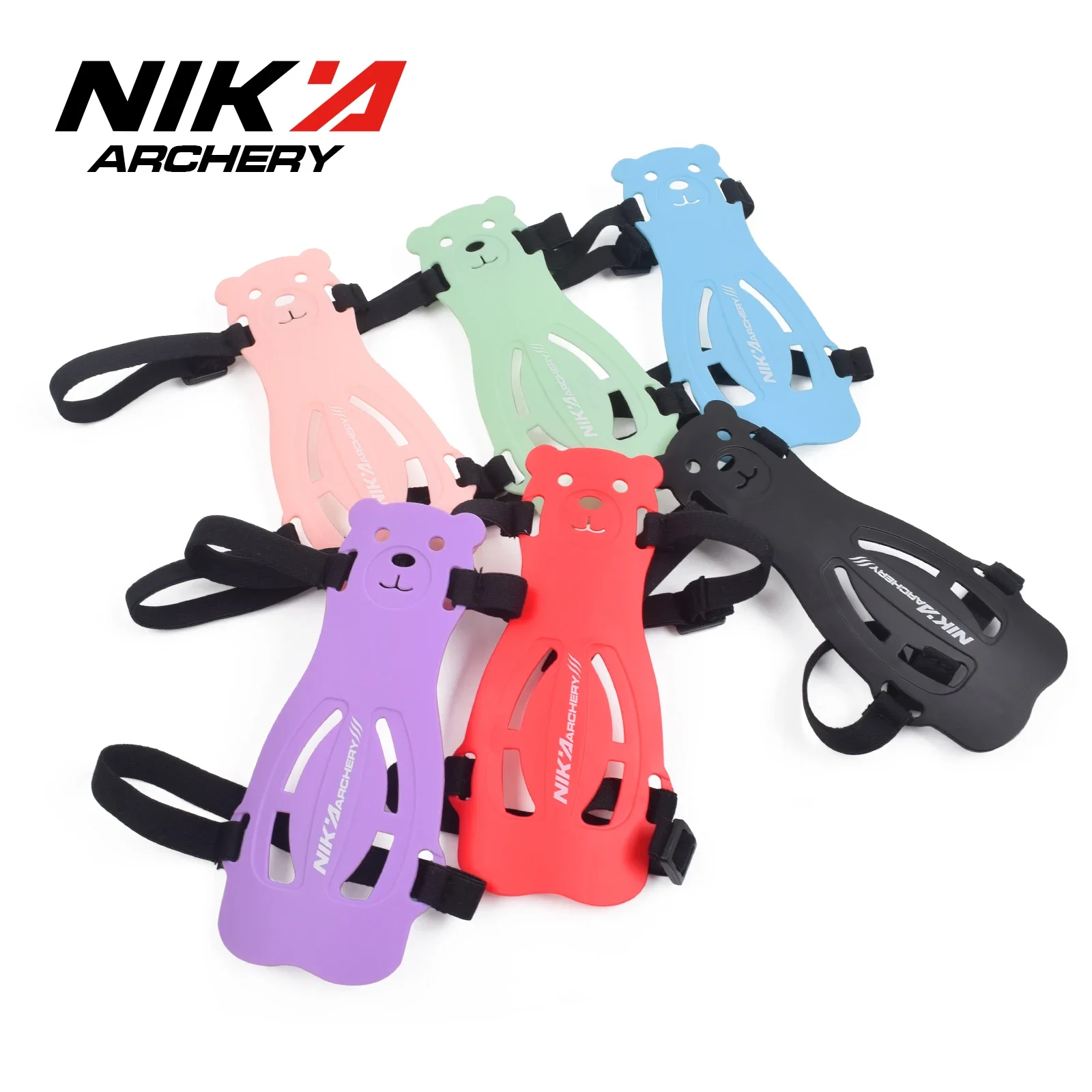 Archery Plastic Bear Arm Guard 1PC For Archers Soft Protector Gear Safe Rubber Adjustable Archery Hunting