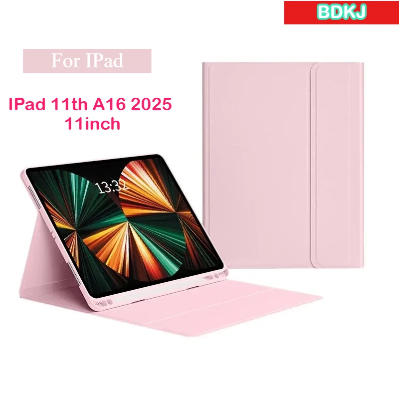Premium Magnetic Leather Case with Pen Slot and Back Cover