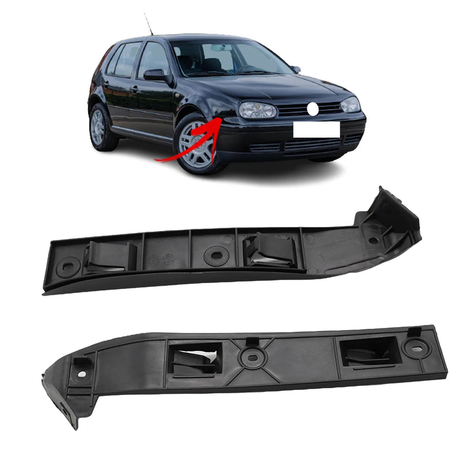 Links Rechts Front Stoßstange Halterung Unterstützung Halter für VW Golf Jetta Bora 1998-2005 GOLF 1J0807183A 1J0807184A