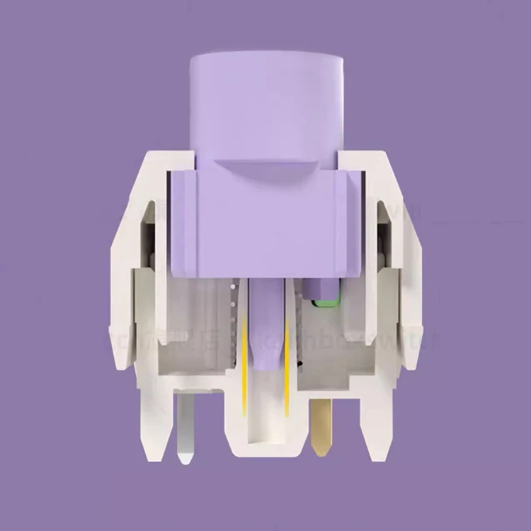 Kailh Box-taro Ice Cream Pro Interruptor Linear 5pin Rgb Smd 37g mx Interruptor para Teclado Mecânico Pom Como Velocidade Prata 50m - Imagem 2