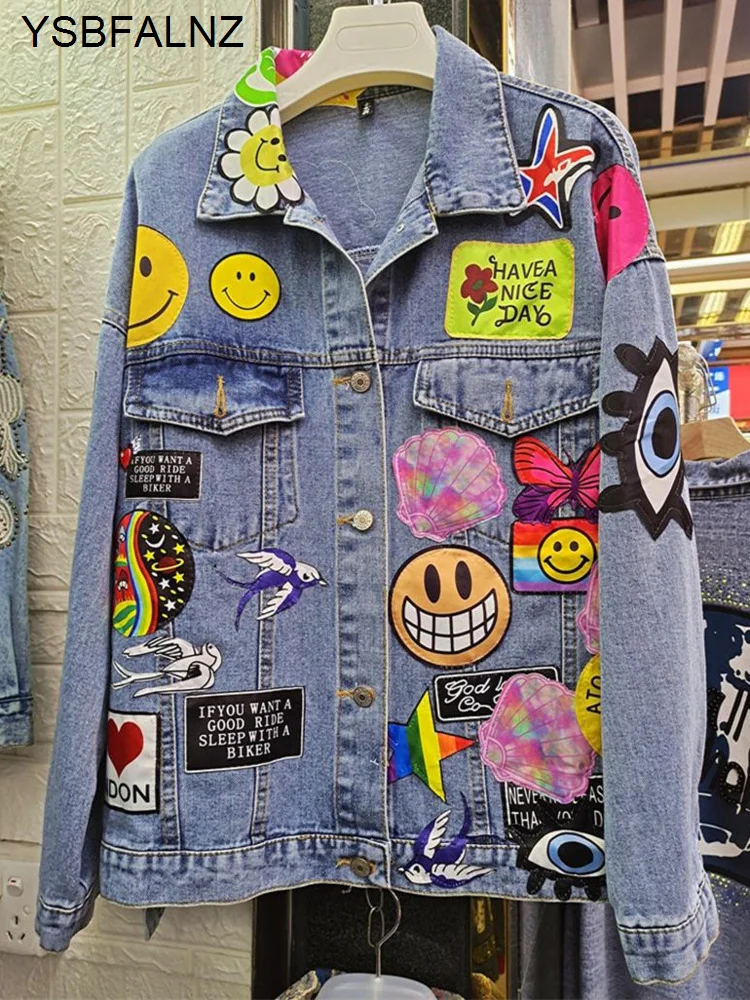 primavera-e-autunno-delle-donne-nuova-vendita-calda-street-ins-punk-cartoon-personality-patch-washed-denim-jacket-coat