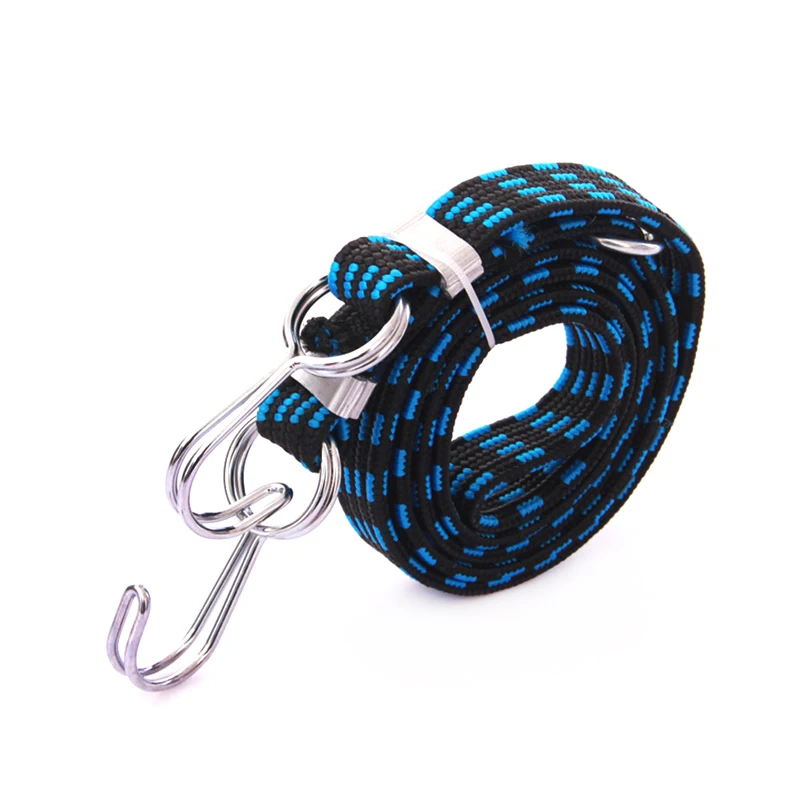 

1 pc Elastics Rubber Luggage Rope Cord Hooks Bikes Rope Tie Luggage Roof Rack Strap Fixed Band Bicycle Motorcycle Accessories