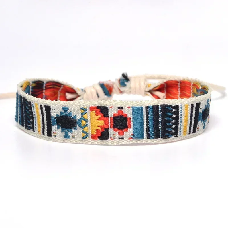 Bohemia Style Weave Rope Friendship Bracelets For Woman Men Cotton Handmade Charm Bracelet & Bangles Ethnic Jewelry Gifts bracelet jewelry