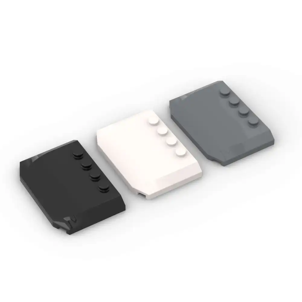 MOC 10 шт. 52031 Клин 4x6x 2/3 тройные строительные блоки изогнутые кирпичи частицы головоломка идея сборки DIY игрушки дети подарки на день рождения