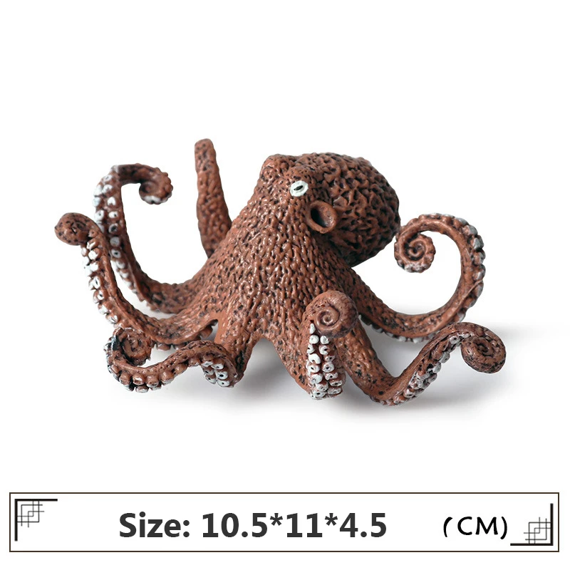 Neue Marine Tier Modell Figuren Spielzeug Simulation Tintenfisch Octopus Garnelen Seestern Lebensechte Action-figuren Kinder Pädagogisches Spielzeug Geschenk – Detail 5