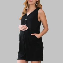 Pregnancy Rompers Clothes Plus Size Maternity Pants Trousers Strap Shorts Pants Clothes for Pregnant Women Overalls Jumpsuits
