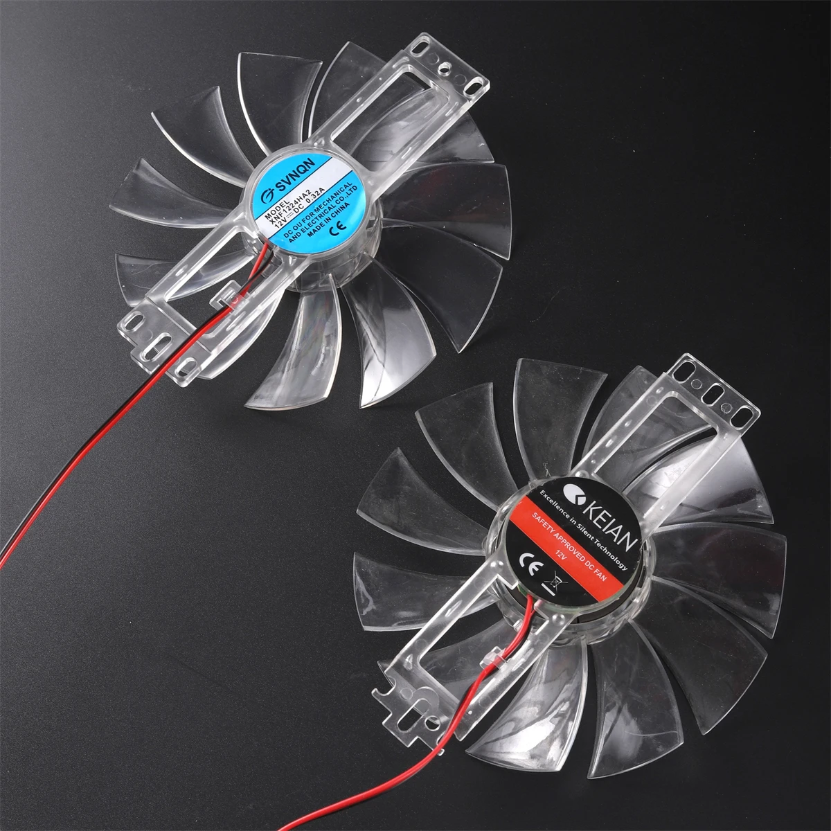 Brushless Fan DC 12V 0.35A/0.32A Chicken Incubator Accessories Cooling Fan Transparent Color Plastic Material Cooling 1 Pc chicken incubator cooling fan