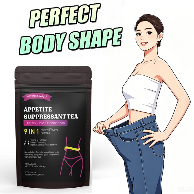 Thé coupe-faim 100 % efficace pour brûler les graisses chez les femmes courbées, perte de poids sûre et confiance en soi 1