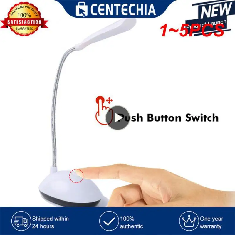 

1~5PCS Table Lamp For Study LED Desk Lamp 3XAAA Battery Not Include Dimmiable Cute Book Light Indoor Lighting Mini Table Top