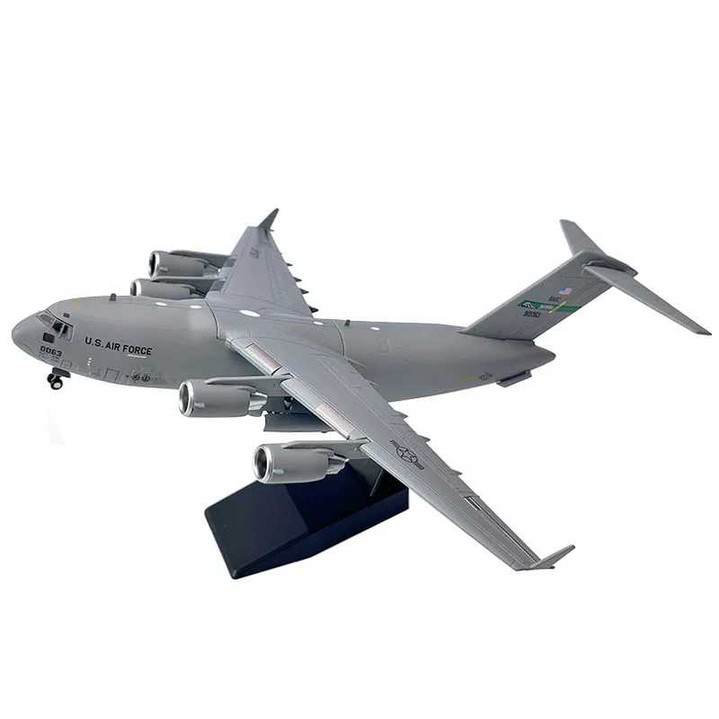 1:200 1/200 Scale US C-17 C17 Globemaster III Strategy Transport Aircraft Diecast Metal Airplane Plane Model Children Toy Gift 1 200 scale 2 in 1 42cm antonov an 225 model maria ukraine transport plane aircraft collection gift the space shuttle buran an22