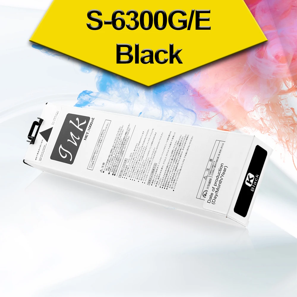 S-6300G E Ink Cartridge For Riso Comcolor 3050 7050 9050 S-6300G/E S-6301G/E S-6302G/E 1000ml