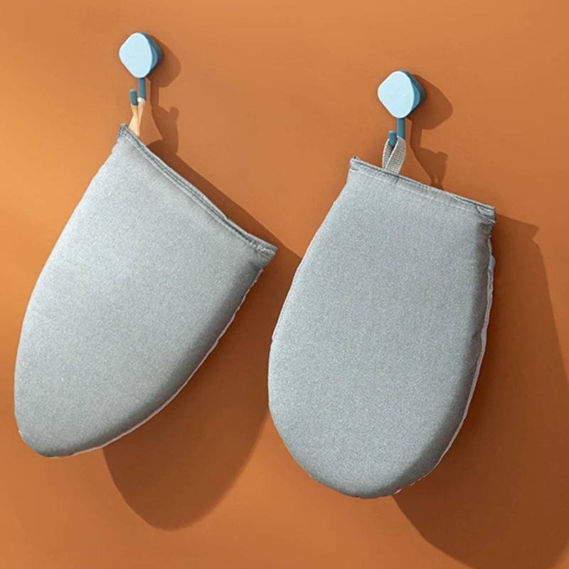 Heat Resistant Ironing Board Gloves Waterproof Anti Steam Ironing Pad Glove Garment Steamer Portable Mini Holder Ironing Tray