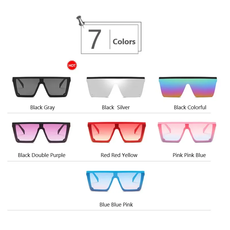 Oversized Square Kids Sunglasses Baby Boys Girls Festival Punk Sun Glasses Fashion Children Eyeglasses Shades UV400_voghion.com