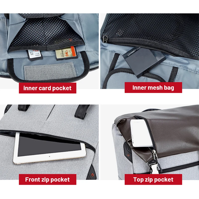 Extra Large Front Zip Courier Bag