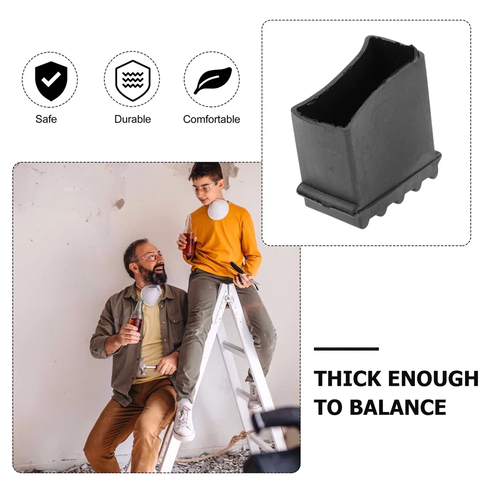 2 Pcs Floor Mat Ladder Non-slip Feet Foot Cushion Pads Whelping Telescopic Protect Cover Rubber Rest Man Ladders Telescoping