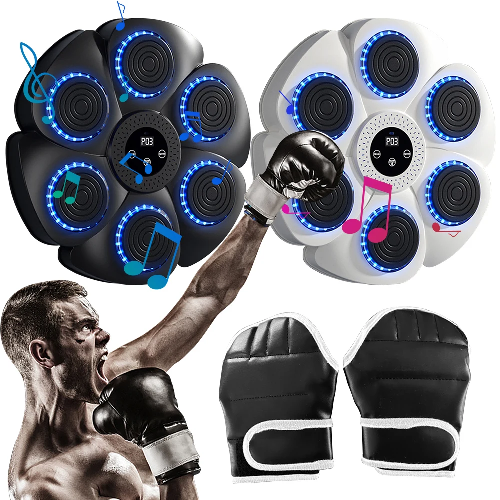 Smart Bluetooth Music Boxing Machine Musical Wall Boxing Machine Wall Target Hanging Sandbag Reaction Training Punching Bag bluetooth music boxing machine