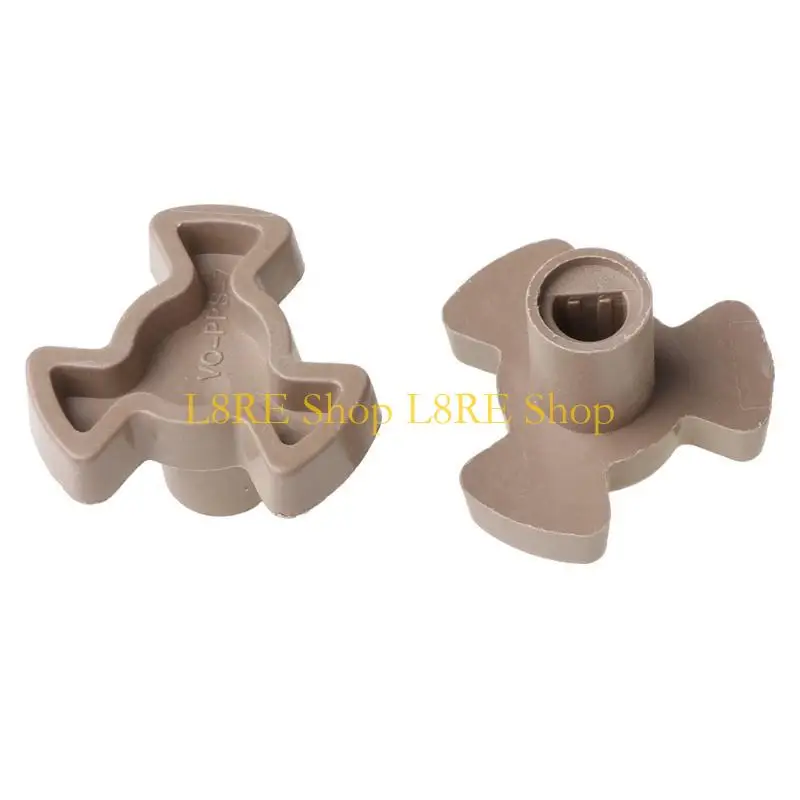 L8RE 2Pcs 14mm 전자 레인지 턴테이블 롤러 가이드 지원 커플러 트레이 샤프트