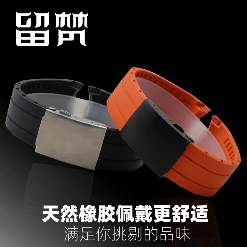 

Ремешок резиновый для наручных часов Mido M005430A M005614A, водонепроницаемый силиконовый браслет с изогнутым концом для Citizen blue angel, 22 мм 23 мм