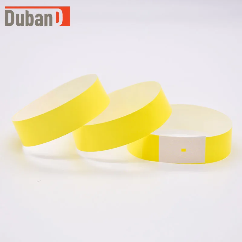 Disposable bracelet synthetic paper wristband men's and women's size universal bracelet colorful wrist strap 100PCS