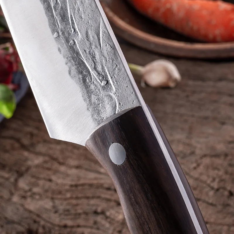 Forging Serbian Chef Knife Kitchen Knife with Full Tang Handle Forged  Cooking Knife Traditional Stainless Steel Slicing Knife - AliExpress
