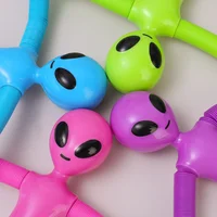 Suction Cup Telescopic Tube Alien Toys Variable Decompression Kids Early Education Puzzle Toys Fun DIY Interactive Game Props 2