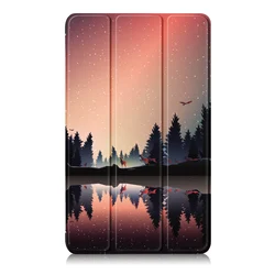 Premium PU Leather Tablet Case with Kickstand and Shockproof Protection - 13.1 inch (Dusk)